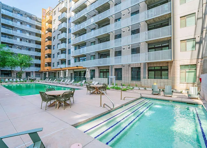 2br Roosevelt Row Gym Pool Parking Sleeps 8 Apartamento Phoenix